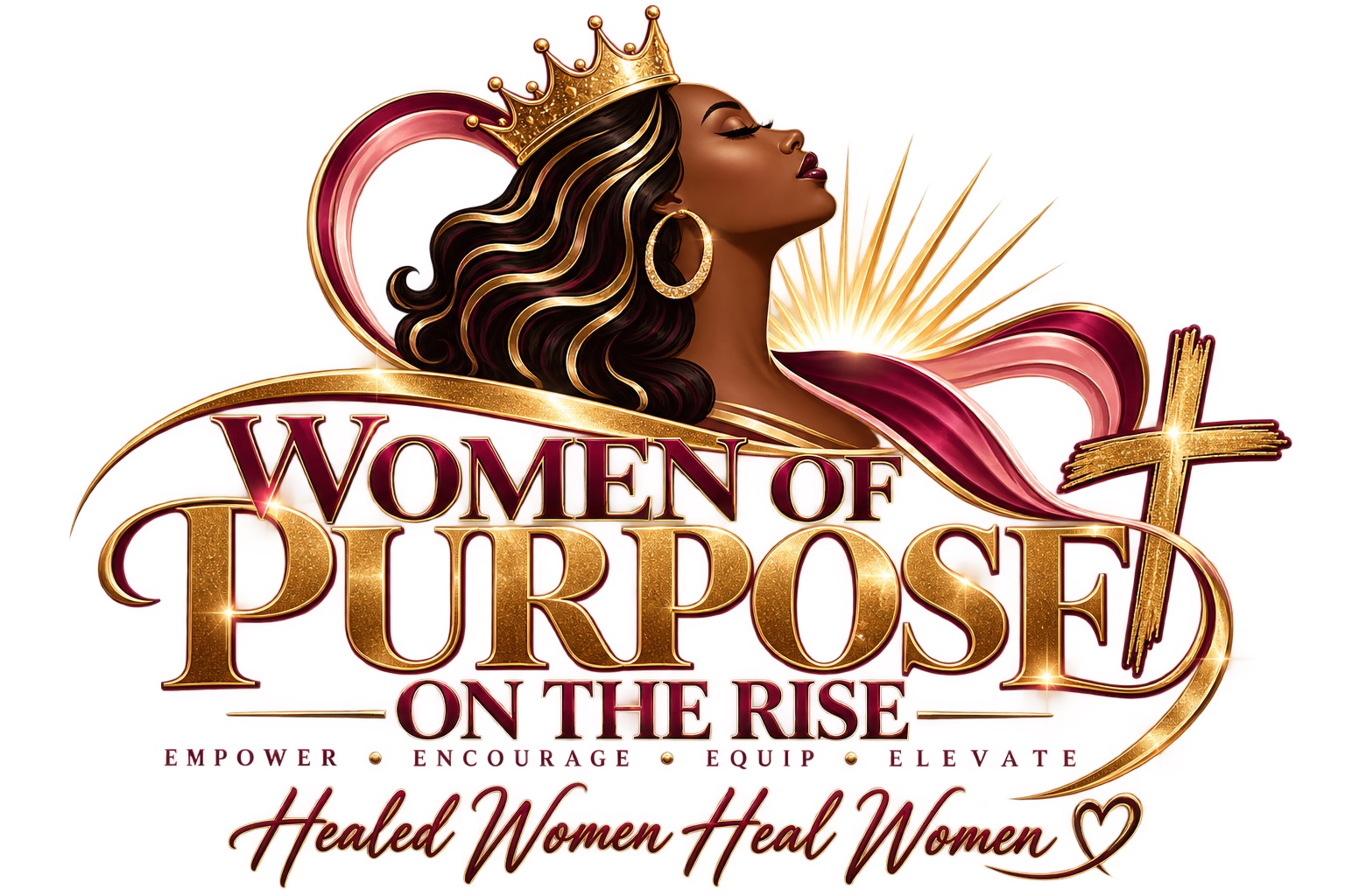 Women of Purpose on The Rise logo